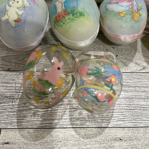 Vintage lot of 18 faux Easter eggs decor - Picture 4 of 7